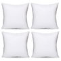 Aberto Design Relleno de Almohada 45 x 45 cm (4 Piezas) Blanco